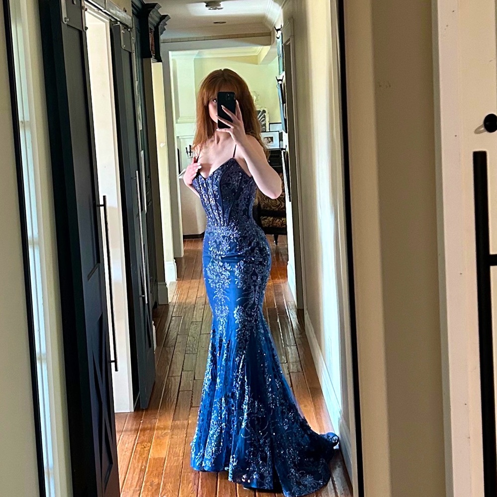 Prom/Grad Dress Navy blue